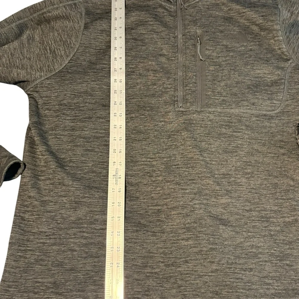 The North Face Men’s Mock Neck 1/4 Zip Pullover Sweatshirt Jacket Gray Black XL